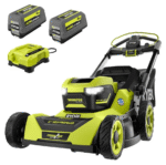 RYOBI 40V HP Brushless Whisper Series 21″ Walk Behind Self-Propelled All Wheel Drive Lawn Mower