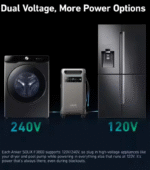 Anker SOLIX F3800 Power Station – 6000W Output, 9000W Peak – Reliable, High-Capacity Power for Home & RVs