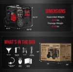DUROSTAR 13000 WATT PUSH BUTTON START DUAL FUEL PORTABLE GENERATOR