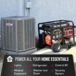 DUROSTAR 13000 WATT PUSH BUTTON START DUAL FUEL PORTABLE GENERATOR