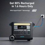 Anker SOLIX F2600 Portable Power Station – 2560W/2400W with 3 200W Solar Panel