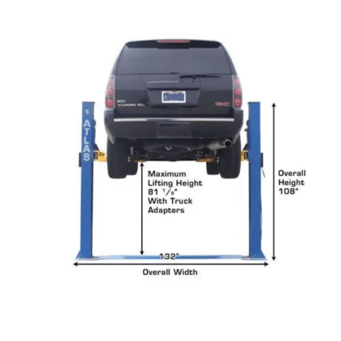 Atlas 8000 Lb Capacity Baseplate 2-Post Lift - Image 5