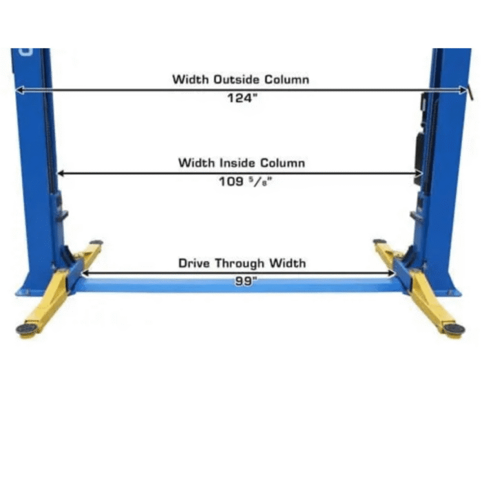 Atlas 8000 Lb Capacity Baseplate 2-Post Lift - Image 6