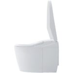 TOTO Neorest AS 0.8 / 1 GPF Dual Flush One Piece Elongated Chair Height Toilet with Integrated Smart Bidet Seat, Auto / Tornado Flush, PREMIST, and EWATER+ Cotton