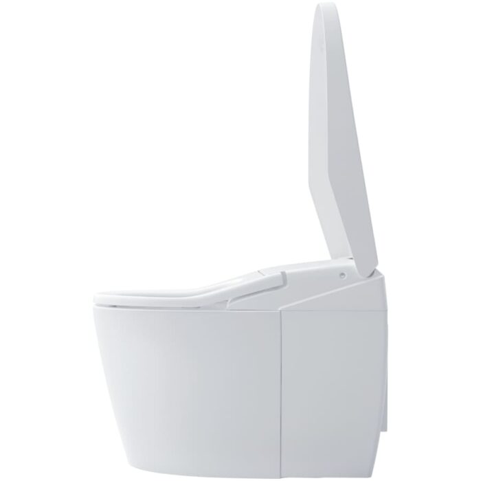 TOTO Neorest AS 0.8 / 1 GPF Dual Flush One Piece Elongated Chair Height Toilet with Integrated Smart Bidet Seat, Auto / Tornado Flush, PREMIST, and EWATER+ Cotton