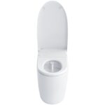 TOTO Neorest AS 0.8 / 1 GPF Dual Flush One Piece Elongated Chair Height Toilet with Integrated Smart Bidet Seat, Auto / Tornado Flush, PREMIST, and EWATER+ Cotton