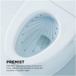 TOTO Neorest NX1 0.8 / 1 GPF Dual Flush Elongated Chair Height Toilet with Integrated Smart Bidet Seat, Tornado Flush, PREMIST, CEFIONTECT, and EWATER+
