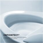 TOTO Neorest NX1 0.8 / 1 GPF Dual Flush Elongated Chair Height Toilet with Integrated Smart Bidet Seat, Tornado Flush, PREMIST, CEFIONTECT, and EWATER+