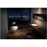 TOTO Neorest NX1 0.8 / 1 GPF Dual Flush Elongated Chair Height Toilet with Integrated Smart Bidet Seat, Tornado Flush, PREMIST, CEFIONTECT, and EWATER+