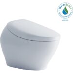 TOTO Neorest NX1 0.8 / 1 GPF Dual Flush Elongated Chair Height Toilet with Integrated Smart Bidet Seat, Tornado Flush, PREMIST, CEFIONTECT, and EWATER+