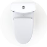 TOTO Aquia IV 0.9 / 1.28 GPF Dual Flush Two Piece Elongated Chair Height Toilet with Washlet+ S7A Auto Open / Flush Bidet Seat and Push Button Flush