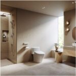 TOTO S7A Washlet Elongated Bidet Toilet Seat with EWATER+ Wand / Bowl Cleaning, Auto Open / Close Contemporary Lid, and Auto Flush Compatible