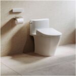 TOTO S7A Washlet Elongated Bidet Toilet Seat with EWATER+ Wand / Bowl Cleaning, Auto Open / Close Contemporary Lid, and Auto Flush Compatible
